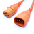 Cablenet 1.5m IEC C14 - IEC C15 Hot Condition Orange H05RR-F 1.0mm Power Leads