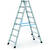 Stufen-Stehleiter Z300,beidseitig, Arbeitshöhe bis ca.3,50 m, Standhöhe 1,72 m,2 x 8 Stufen,16,9 kg