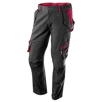 NEO TOOLS TAILLE X : PANTALON D'UTILITÉ PROFESSIONNELLE, GRIS ET ROSE, L FEMME SOURCING 80-220-L