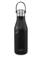 Ohelo Water Bottle 500ml Vacuum Insulated Stainless Steel - Black Blossom