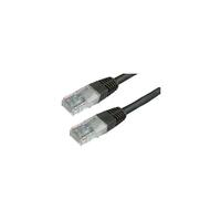 MediaRange Patchkabel RJ45 U/UTP C5e 1.0m Black (UTP)