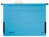 Hängetasche ALPHA®, seitlich mit Fröschen, Pendarec-Karton, 5 Stück, blau