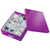Organisationsbox Click & Store WOW, Mittel, Graukarton, violett