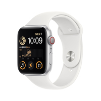 Apple Watch SE OLED 44 mm Digitaal 368 x 448 Pixels Touchscreen 4G Zilver Wifi GPS