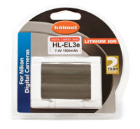 Hahnel HL-EL3e for Nikon Digital Camera Litowo-jonowa (Li-Ion) 1500 mAh