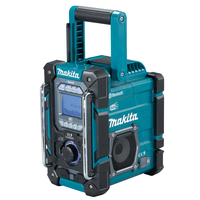 Makita DMR301 radio Portátil Digital Negro, Verde azulado