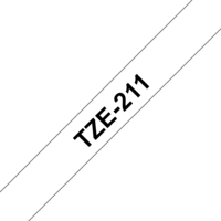 Brother TZe-211 címkéző szalag Fehéren fekete
