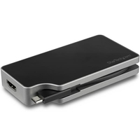 StarTech.com USB-C multiport video adapter 4-in-1 85W Power Delivery space grey