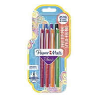 Papermate Flair marcatore Medio Multicolore 8 pz