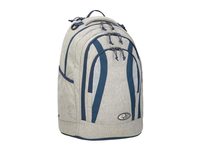 YZEA BO Steel Rucksack Schulrucksack Blau, Grau Polyester