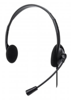 Manhattan 179898 auricular y casco Auriculares Alámbrico Diadema Oficina/Centro de llamadas USB tipo A Negro