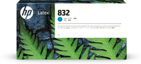 HP 832 Latex inktcartridge cyaan, 1 liter
