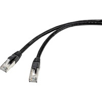 Renkforce RF-4538204 hálózati kábel Fekete 30 M Cat6a S/FTP (S-STP)