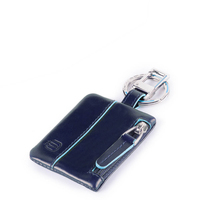 Piquadro PC4821B2/BLU2 portafoglio, portacarte e portadocumenti da viaggio Portachiavi Blu marino Pelle