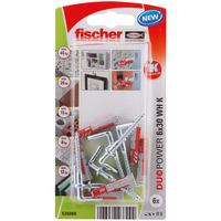 Fischer 535000 horgonycsavar és tipli 6 db Csavar és tipli készlet 30 mm