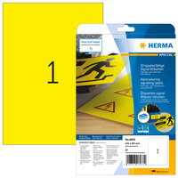 HERMA 8033 etiqueta de impresora Amarillo Etiqueta para impresora autoadhesiva