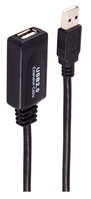 shiverpeaks BS13-26075 USB-kabel 10 m USB 2.0 USB A Zwart
