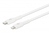 Manhattan USB-C to Lightning Cable, Charge & Sync, 0.5m, White, For Apple iPhone/iPad/iPod, Male to Male, MFi Certified (Apple approval program), 480 Mbps (USB 2.0), Hi-Speed US...