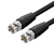 Microconnect BNC-HDSDI-1M kabel koncentryczny RG-6 Czarny