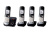 Panasonic KX-TG6824GB téléphone Téléphone DECT Identification de l'appelant Noir, Argent