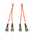 Tripp Lite N302-15M InfiniBand/fibre optic cable 2x ST OFNR Narancssárga