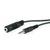 ROLINE 11.09.4353 cable de audio 3 m 3,5mm Negro