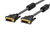 Ednet DVI Anschlusskabel, DVI(24+1), 2x Ferrit St/St, 3.0m, DVI-D Dual Link, sw, cotton , gold