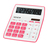 Genie 840 P calculadora Escritorio Pantalla de calculadora Rosa, Blanco