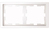 Merten MEG4020-6535 placa de pared y cubierta de interruptor Blanco