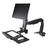 StarTech.com Sitz-Steh Monitorarm - Verstellbarer Sitz-Steh Arbeitsplatz Monitorarm für ein einzelnes 27" VESA Display - Ergonomischer Gelenk Stehpult Konverter mit Tastaturablage