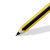 Staedtler Noris digital classic 180 22 stylus-pen Zwart, Geel
