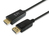 Equip 119391 cavo e adattatore video 3 m DisplayPort HDMI Nero