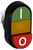 ABB MPD13-11Y panel przyciskowy Czarny, Zielony, Czerwony, Żółty