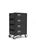 Port Designs 901975 portable device management cart/cabinet Portable device management cabinet Black