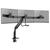 Tripp Lite DMPDT1732AM Safe-IT Precision-Placement Triple-Display Desk Clamp/Grommet with premium gas spring arm and Antimicrobial Tape for 17” to 32” Displays,