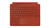 Microsoft Surface Pro Signature Keyboard Czerwony Microsoft Cover port QWERTY Angielski