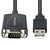 StarTech.com 1P3FPC-USB-SERIAL adattatore per inversione del genere dei cavi DB-9 USB Type-A (4 pin) USB 2.0 Nero