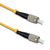 Qoltec 54306 fibre optic cable 1 m FC G.652D Yellow