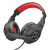 Trust GXT 307 RAVU Zestaw słuchawkowy Przewodowa Opaska na głowę Gaming Czarny, Czerwony