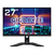 GIGABYTE M27Q P 27” Monitor da Gioco QHD - 2560 x 1440 (QHD), 165Hz, 1ms, 400 cd/m2, FreeSync Premium, DisplayHDR400, HDMI 2.0, Displayport 1.4