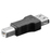 Microconnect USBAFB changeur de genre de câble USB B USB A Noir