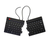 R-Go Tools Teclado ergonómico R-Go Split Break v2 con software de pausa, teclado dividido, QWERTY (UK), cableado, negro