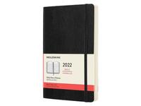 Agenda Moleskine Softcover Large 1 Tag auf 1 Seite schwarz