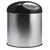 Metall Abfallbehälter Bulletbin, mit Inneneimer, 40 Liter, Farbe Edelstahl-Schwarz