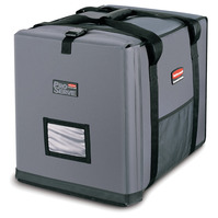 Isolierte Lebensmittel-Transportbehälter Proserve® Mittelgroße isolierte Thermo-Tragetasche (Frontlader-Tasche), grau