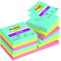 Karteczki samoprzylepne Post-it® Super Sticky Z-Notes, COSMIC, 76x76mm, 12x90 kart.