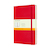Notes MOLESKINE Classic L (13x21 cm), w linie, twarda oprawa, scarlet red, 400 stron, czerwony