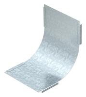 Deckel für Vertikalbogen 90° steigend B600mm Stahl bandverzinkt Zink/Aluminium, Double Dip