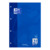 Oxford A4 Arbeitsblätterblock, Lineatur 21 (liniert), 50 Blatt, Optik Paper® , 4-fach gelocht, kopfseitig geleimt, stabile Kartonunterlage, dunkelblau
