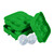 Relaxdays Eiswürfelform, 2er Set, wiederverwendbar, aus Silikon, 4,5 cm Kugeln, 4 einzelne Eiskugeln, Eisgießform, grün